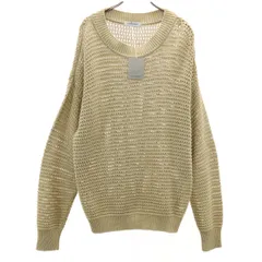 WRAPINKNOT ラッピンノット 未使用 長袖 オーバーシルエット ニット F ベージュ セーター レディース 古着のサムネイル