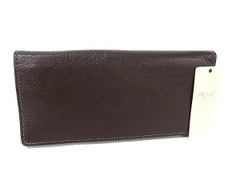■新品同様■ PRARE プレリー レザー 二つ折り 長財布 ウォレット 札入れ 小銭入れ メンズ ブラウン系 BK9576のサムネイル