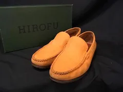 HIROFU ヒロフ スエード ローファー 表記サイズ 24 1/2(約24.5cm) 靴 シューズ ブラウン系 DJ6108のサムネイル