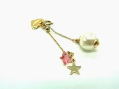 ■美品■ Samantha Thavasa サマンサタバサ ハートモチーフ スター パール チャーム アクセサリー ゴールド系 DY0564のサムネイル