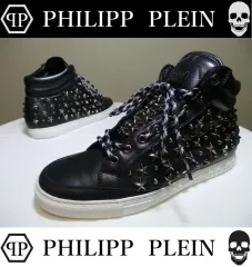 PHILIPP PLEIN(フィリッププレイン) 265 スニーカー スポーツ スニーカー スタッズ グレー BIGBANG(ビッグバン) ゴルフ キャンピングのサムネイル