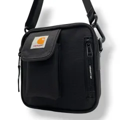 美品 Carhartt WIP カーハート Essentials Bag Small ショルダーバッグ ナイロン ブラック 黒 ユニセックス コンパクト 軽量 カジュアル ストリート デイリー 通勤 お出かけ ミニバッグ 人気 定番 s12のサムネイル