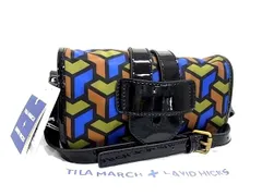 ■新品■未使用■ TILA MARCH ティラマーチ ナイロン クロスボディ ショルダーバッグ 斜め掛けかばん ブラック系 FN5561のサムネイル