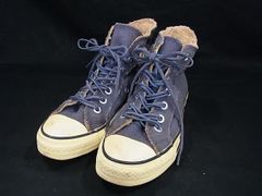 CONVERSE コンバース オールスター キャンバス ハイカット スニーカー 表記サイズ 4 (約23.0cm) 靴 シューズ パープル系 カジュアル 通勤 中古 DI2801