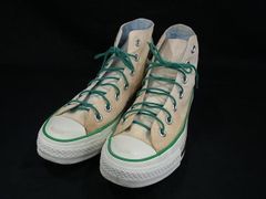 CONVERSE コンバース オールスター キャンバス ハイカット スニーカー 表記サイズ 4 1/2 (約23.5cm) 靴 シューズ アイボリー系 カジュアル 通勤 中古 DI2802