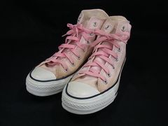 CONVERSE コンバース オールスター キャンバス ハイカット スニーカー 表記サイズ 4 1/2 (約23.5cm) 靴 シューズ ピンク系 カジュアル 通勤 中古 DI2805