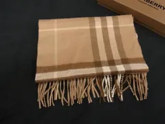 【新品】Burberry バーバリー カシミヤマフラー □新品□未使用□ BURBERRY バーバリー カシミヤ100％ マフラー