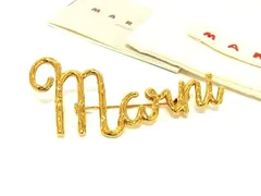■新品同様■ MARNI マルニ ピンブローチ ピンバッジ アクセサリー  レディース ゴールド系 FJ8010のサムネイル