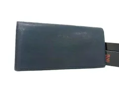 ■美品■ PRARE プレリー レザー 二つ折り 長財布 ウォレット 札入れ 小銭入れ カード入れ メンズ レディース グリーン系 DH5735のサムネイル