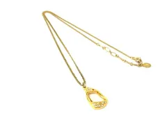 HANAE MORI ハナエモリ ラインストーン ネックレス ペンダント アクセサリー レディース ゴールド系 DH6434のサムネイル