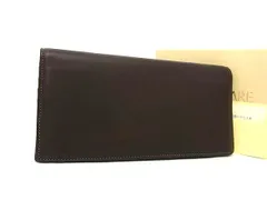 ■新品同様■ PRARE プレリー キップスキン 二つ折り 長財布 ウォレット 小銭入れ 札入れ カード入れ メンズ ブラウン系 FM4252のサムネイル