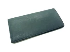 ■美品■ PRARE プレリー レザー 二つ折り 長財布 ウォレット 札入れ 小銭入れ レディース メンズ ネイビー系 DH3048のサムネイル