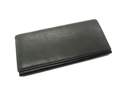 ■美品■ PRARE プレリー レザー 二つ折り 長財布 ウォレット 札入れ 小銭入れ ブラック系 DH3050のサムネイル