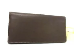 ■新品同様■ PRARE プレリー キップスキン 二つ折り 長財布 ウォレット 小銭入れ 札入れ カード入れ メンズ ブラウン系 FM4029のサムネイル