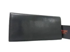 ■新品■未使用■ PRARE プレリー レザー 二つ折り 長財布 ウォレット 小銭入れ 札入れ メンズ レディース ブラック系 FM4036のサムネイル