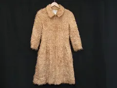■美品■ CHANEL シャネル ナイロン65％×ウール35％ ロングコート アウター 上着 洋服 表記サイズ 38 ライトブラウン系 FM0719のサムネイル