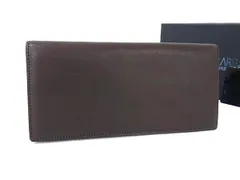 ■極美品■ PRARE プレリー レザー 二つ折り 長財布 ウォレット 札入れ 小銭入れ カード入れ メンズ ブラウン系 FM2840のサムネイル