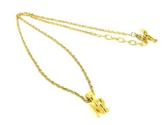 ■美品■ NINA RICCI ニナリッチ ロゴモチーフ ネックレス ペンダント アクセサリー レディース ゴールド系 DE7560のサムネイル