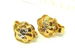 ■極美品■ NINA RICCI ニナリッチ クリップ式 イヤリング アクセサリー レディース ゴールド系 DE8189のサムネイル