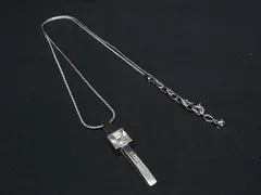 ■美品■ NINA RICCI ニナリッチ ラインストーン ネックレス アクセサリー レディース シルバー系 DE6477のサムネイル