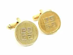 GIVENCHY ジバンシィ カフス カフリンクス アクセサリー ビジネス 紳士 メンズ ゴールド系 DE7106 冠婚葬祭 結婚式 葬式のサムネイル