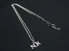■美品■ NINA RICCI ニナリッチ ロゴモチーフ ネックレス アクセサリー レディース メンズ シルバー系 DE5271のサムネイル