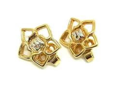 ■美品■ NINA RICCI ニナリッチ クリップ式 イヤリング アクセサリー レディース ゴールド系 DE5801のサムネイル
