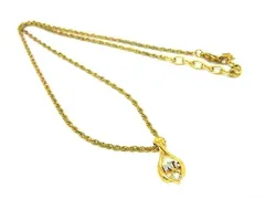 NINA RICCI ニナリッチ ラインストーン ネックレス ペンダント アクセサリー レディース ゴールド系×シルバー系 DE6088のサムネイル