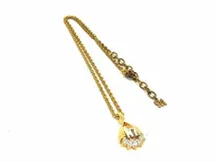 NINA RICCI ニナリッチ ラインストーン ネックレス ペンダント アクセサリー レディース ゴールド系 DE4618のサムネイル
