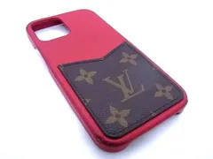 LOUIS VUITTON ルイヴィトン M80081 モノグラム バンパー iPhone12/12Pro対応 アイフォンケース スマホケース レッド系 FA7852のサムネイル