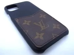 ■美品■ LOUIS VUITTON ヴィトン M69097 モノグラム バンパー iPhone 11ProMAX 対応 アイフォンケース ブラック系×ブラウン系 AW5295のサムネイル