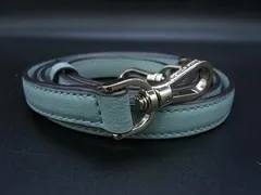 ■美品■ COACH コーチ レザー バッグ用 ショルダーストラップ 肩掛け 斜め掛け レディース ライトブルー系 FD0265のサムネイル