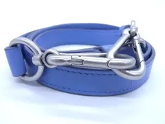 ■極美品■ COACH コーチ レザー バッグ用 ショルダーストラップ 肩掛け 斜め掛け レディース ブルー系 FD0263のサムネイル