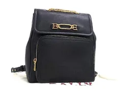 ■新品■未使用■ BALLY バリー レザー リュックサック バックパック レディース ブラック系 FA3644のサムネイル