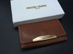 ■美品■ marie claire マリクレール レザー 4連キーケース 鍵入れ レディース ブラウン系 DE2037のサムネイル