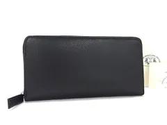 ■新品■未使用■ PRAIRIE TRADITIONAL FACTORY プレリー レザー ラウンドファスナー 長財布 小銭入れ ウォレット ブラック系 FC0075のサムネイル