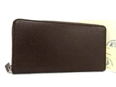 ■新品■未使用■ PRAIRIE TRADITIONAL FACTORY プレリー レザー ラウンドファスナー 長財布 小銭入れ ウォレット ブラウン系 AU7696のサムネイル