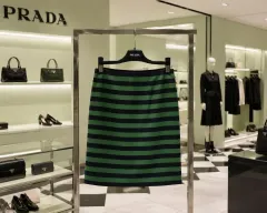 PRADA プラダ / ストライプ スカート 40Sのサムネイル