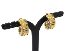 GIVENCHY ジバンシィ ヴィンテージ ラインストーン クリップ式 イヤリング アクセサリー レディース ゴールド系 DP2382のサムネイル
