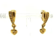 ■美品■ GIVENCHY ジバンシィ ヴィンテージ  ハート クリップ式 イヤリング アクセサリー レディース ゴールド系 DP2243のサムネイル