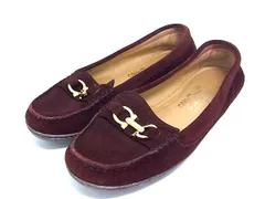 Salvatore Ferragamo フェラガモ ダブルガンチーニ スエード ローファー 表記サイズ 8 (約25cm) 靴 シューズ ブラウン系 DP3349のサムネイル