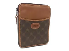 BALLY バリー PVC×レザー マルチケース 小物入れ メンズ レディース ブラウン系 DP3698のサムネイル
