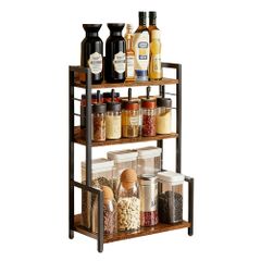 萩原 レンジボード 幅60 食器棚 キッチンラック レンジ台 作業台 大