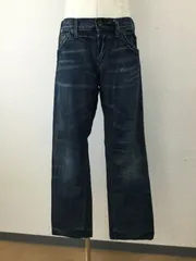 ENERGIE デニムパンツ ダメージ加工 ジップポケット ダークのサムネイル