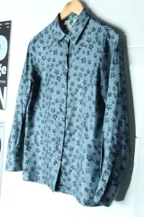 W(S) STELLA McCARTNEY ステラ マッカートニー シャツ（シャツ） シルク 星柄（パータン） レア 実物 -H36017のサムネイル