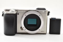 양품 《샷수 17559회》 소니 SONY α6000 바디 실버 ILCE-6000 #2591