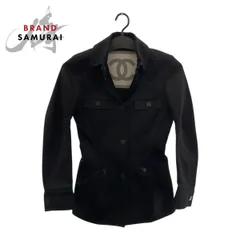 美品 CHANEL シャネル スポーツライン ココマーク サイズ34 ブラック 黒 コットン/シルク P29264 ジャケット レディース 503979【中古】のサムネイル