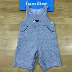 ファミリアオーバーオール◎美品◎サイズ70のサムネイル