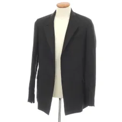 【中古】ディオールオム Dior Homme リネン ボタンレス カジュアルジャケット ブラック【サイズ46】【メンズ】のサムネイル