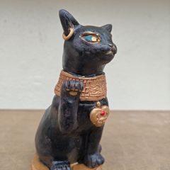 kyoukyouさん専用エジプト バステト神 猫 彫刻 オブジェ - メルカリ